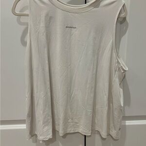 lululemon athletica Women's Off-White Muscle Tee